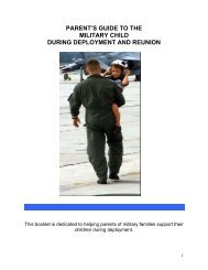 Parent's Guide to the Military Child During Deployment and Reunion