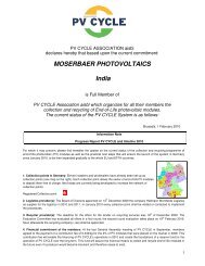 PV Cycle - Moser Baer Solar Limited