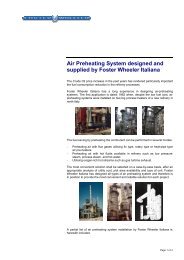 Air Preheaters - Foster Wheeler Italiana