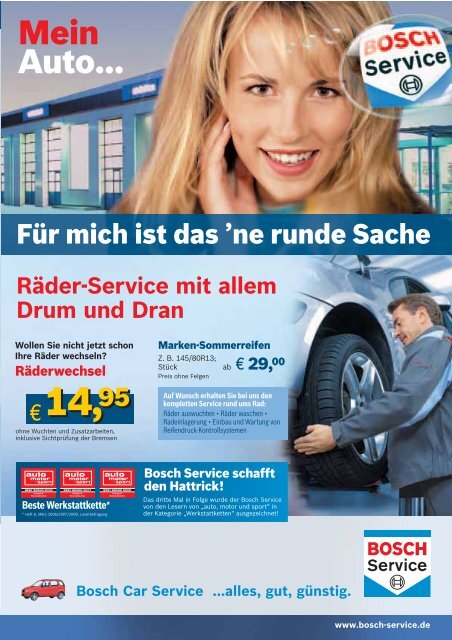 Bosch Car Service ...alles, gut, günstig. - Auto-Bendig GmbH