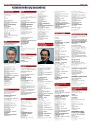 Guide to Industry Executives - Automotive News