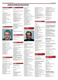 Guide to Industry Executives - Automotive News