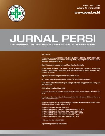 JURNAL PERSI - Pusat Data & Informasi PERSI