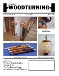 Cutting Ovals - More Woodturning