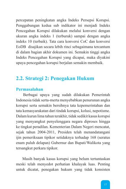 strategi nasional pencegahan dan pemberantasan korupsi - UNDP