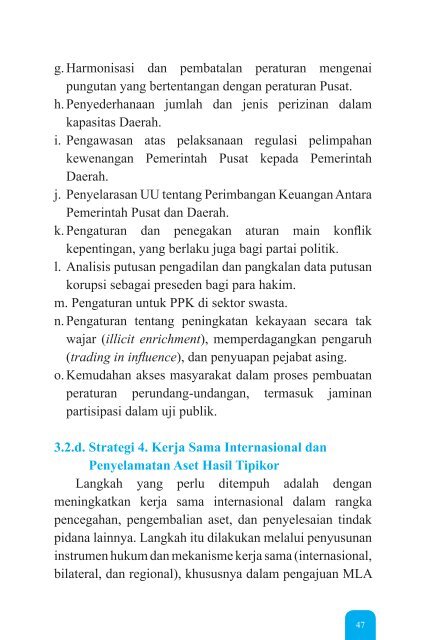 strategi nasional pencegahan dan pemberantasan korupsi - UNDP