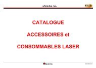 Catalogue Accessoires PPH_Cisailles - Amada