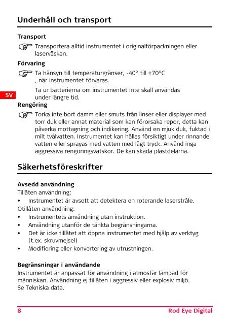 Rod Eye Digital User Manual - Scanlaser.info