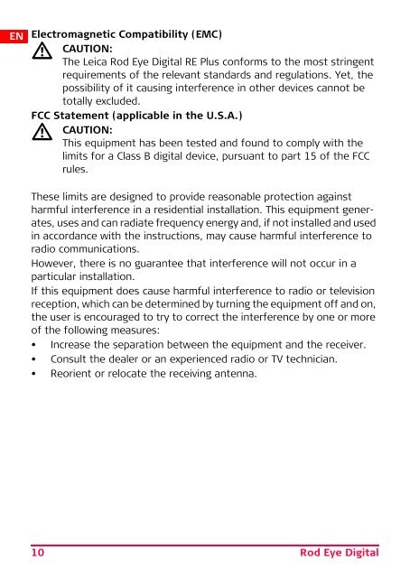 Rod Eye Digital User Manual - Scanlaser.info