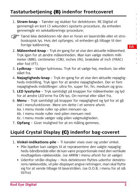 Rod Eye Digital User Manual - Scanlaser.info