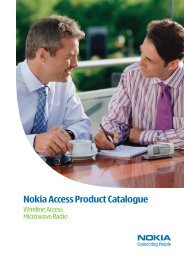 Nokia Access Product Catalogue - Mic  Data