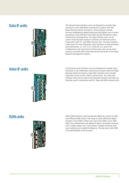 Nokia Access Product Catalogue - Mic  Data