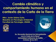 Mtro. Javier Urbina Soria MaestrÃ­a en PsicologÃ­a Ambiental Facultad ...