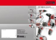 THE KRESS RANGE ELECTRIC POWER TOOLS - Geers-Industrie