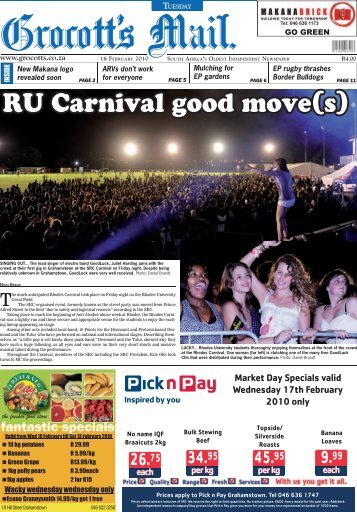 Front Page.indd - Grocott's Mail
