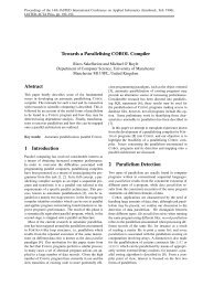 Towards a Parallelising COBOL Compiler - Computer Science - The ...