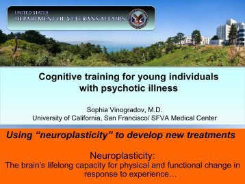 Cognitive Training for Young Individuals with Psychotic Illnesses
