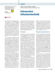 IntraossÃ¤re Infusionstechnik - Springer