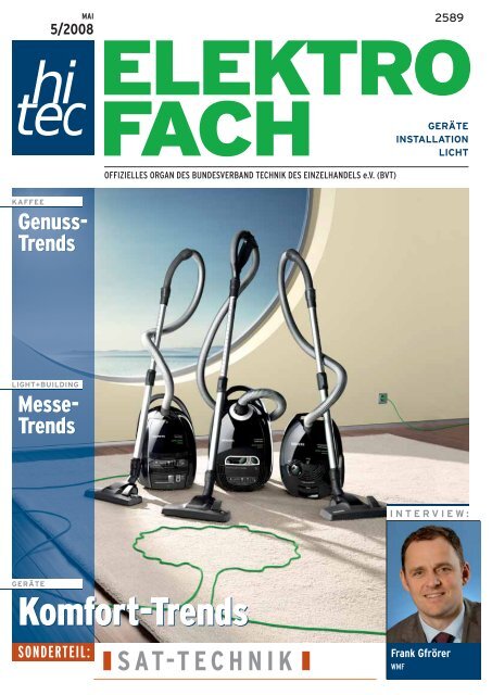 Komfort-Trends - hitec ELEKTROFACH