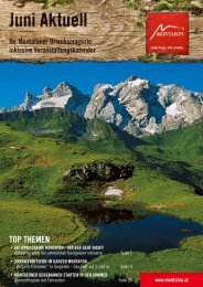 Top Themen - Hochmontafon