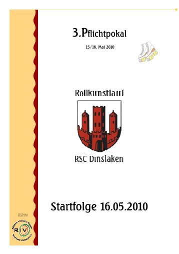 Programmheft Umsch - RSC Dinslaken