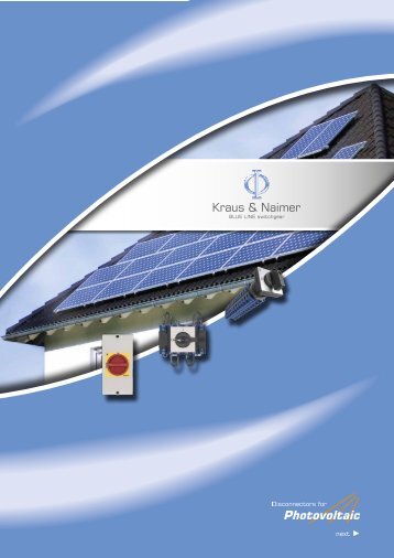Photovoltaic - Kraus & Naimer