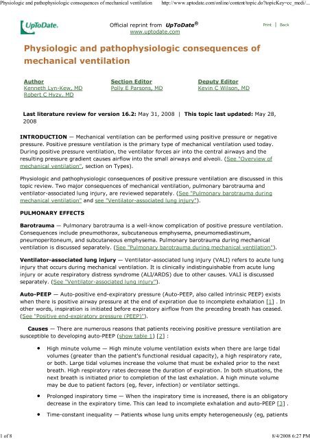 Physiologic and pathophysiologic consequences ... - Portal Neonatal