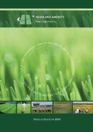 Headland 2011 Brochure - Countrywide Farmers