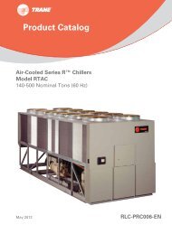 Product Catalog - Air-Cooled Series R Chiller / Model ... - Dalkia