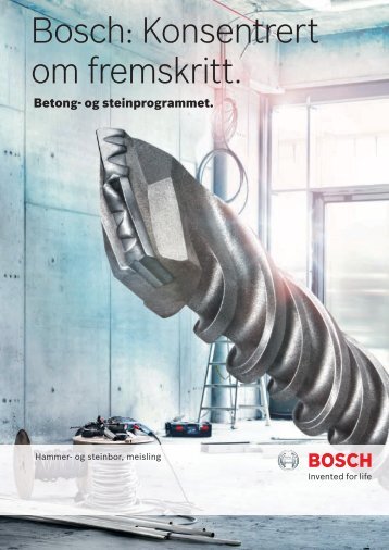 Bosch: Konsentrert om fremskritt.