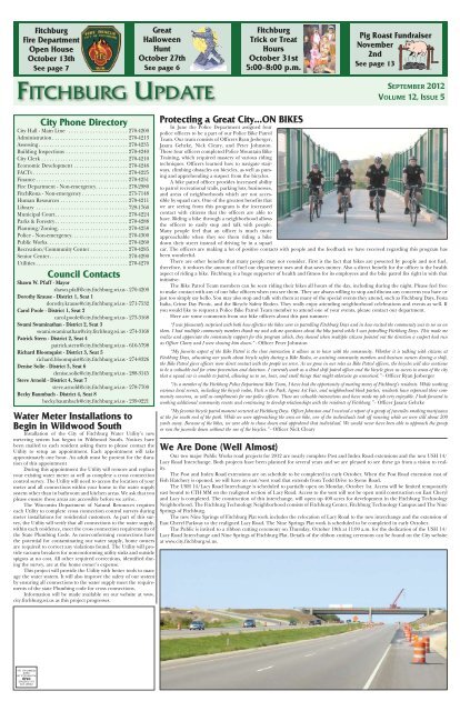 Fitchburg Update City Of Fitchburg City Of Fitchburg Wi