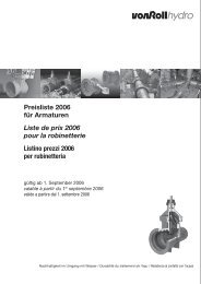 Liste de prix 2006 pour la robinetterie Preisliste 2006 fÃƒÂ¼r Armaturen ...