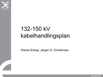 132-150 kV kabelhandlingsplan - Energinet.dk