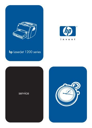 service manual HP LaserJet 1200.pdf - Quality Printers