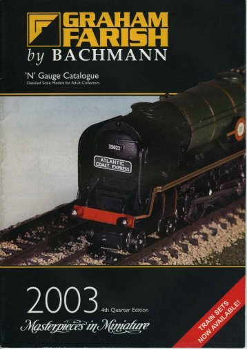Graham Farish (Bachmann) 2003 Catalogue