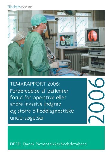 Temarapport 2006: - Sundhedsstyrelsen