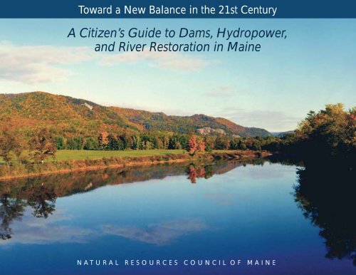 A Citizen's Guide to Dams, Hydropower, and River Restoration in ...