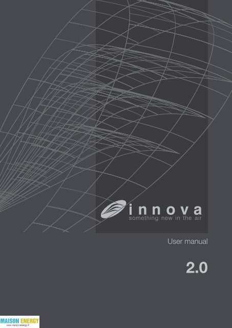 Notice climatisation sans groupe extÃ©rieur 2.0 Innova Energie