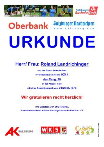 Herr/ Frau: Roland Landrichinger - SMC