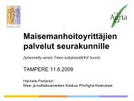 Hannele Partanen Seurakuntien niityt - Maaseutupolitiikka