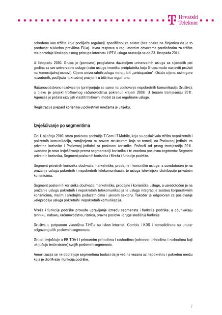 Kompletna objava u .pdf formatu - T-Hrvatski Telekom