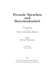 Skriptum zur Vorlesung Formale Sprachen und Berechenbarkeit