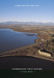 Tsawwassen First Nation Fact Book - BC Treaty Commission