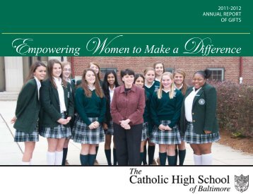 Empowering Women to Make a Difference - The Catholic High ...
