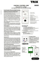 Trix Central-Control-2000 Anleitung