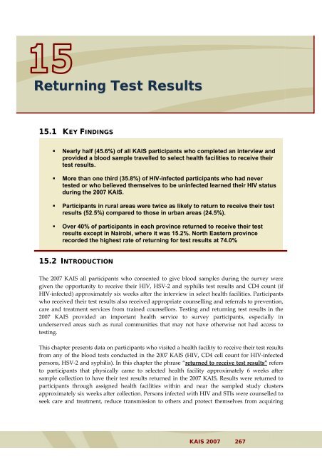 KAIS 2007 1 - Kenya National AIDS & STI Control Programme ...