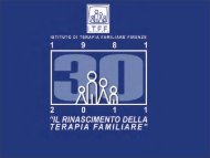 Genogramma ITFF - Istituto di Terapia Familiare di Firenze