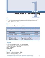 Introduction to Peer Mentoring Module 1 - PHI