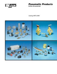 Specification - Watts Fluid Air