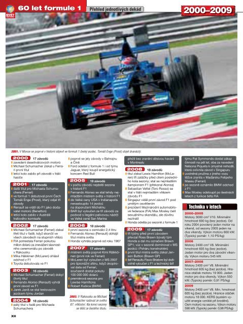 60 let formule 1 - SvÄ›t motorÅ¯